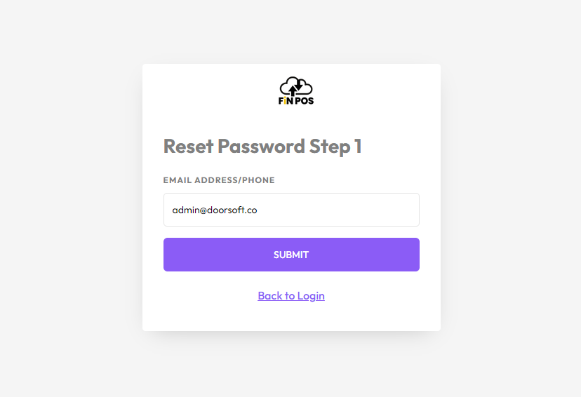 password step 1