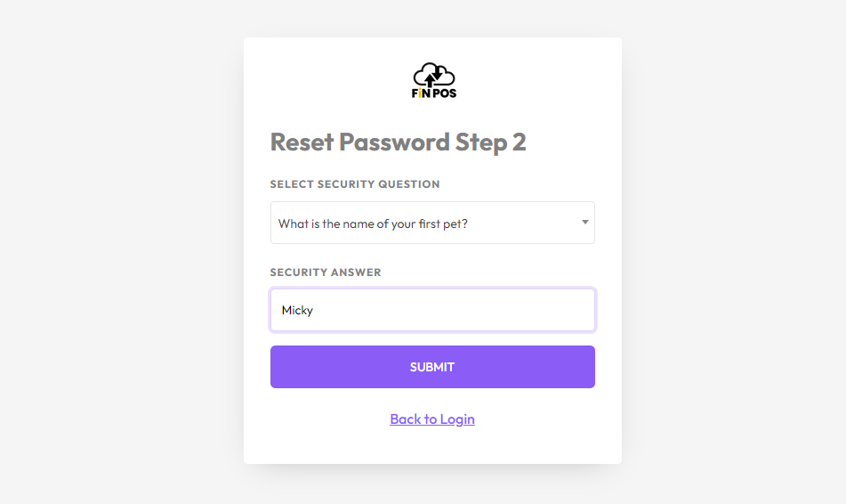 password step 2
