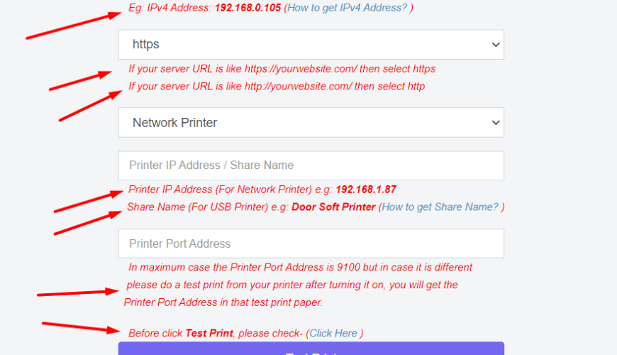 print server steup 16