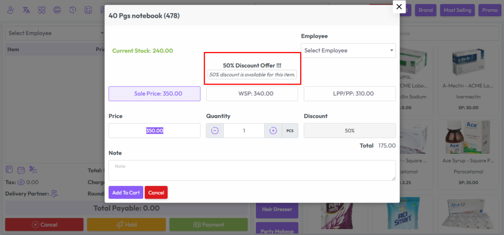 add promotion 1 2